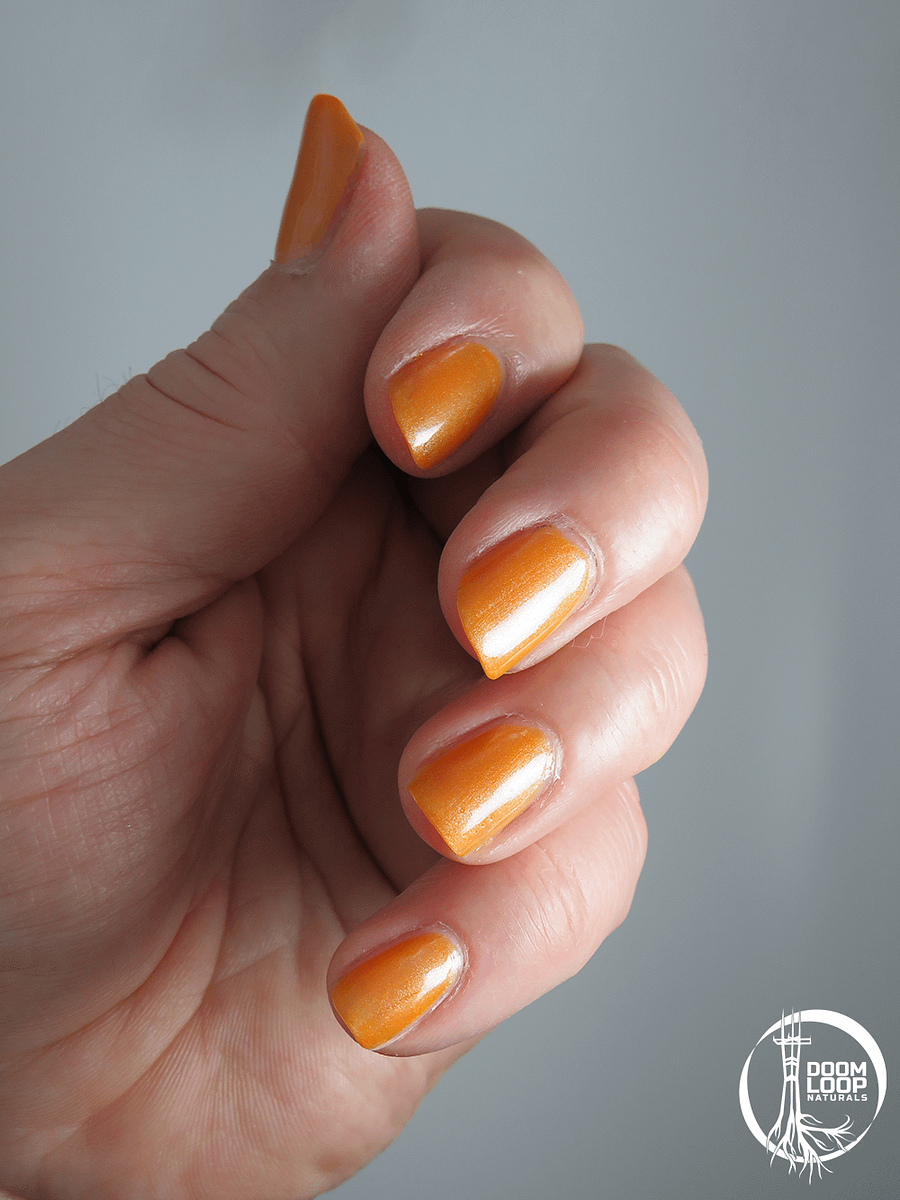 A SYMPHONY IN ORANGE - Obnoxious Tariff Orange Subtle Greenish Yellow Shimmer product image (3)