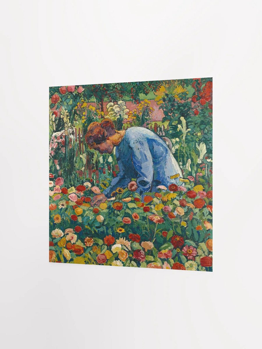 ''Anna Amiet in the Flower Garden'' by Cuno Amiet Poster product image (3)