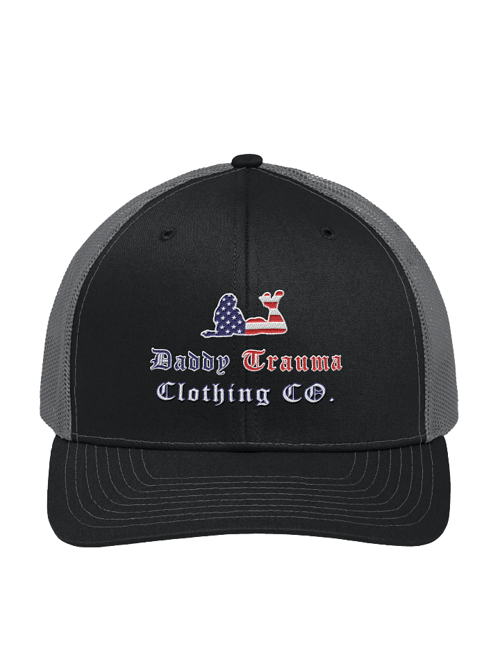 Daddy Trauma Clothing CO Flag Logo Richardson Hat product image (3)