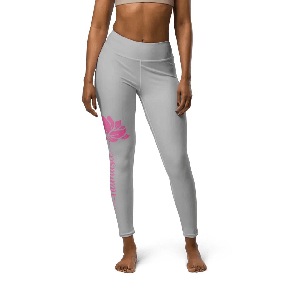 Namaste Lotus All-Over Yoga Leggings product image (5)