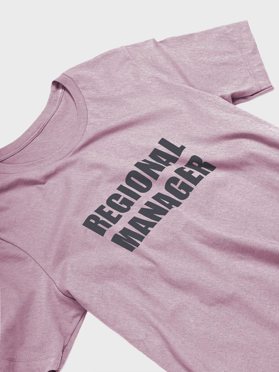 Regional Manager - Unisex T-shirt Bella Canvas 3001 product image (13)
