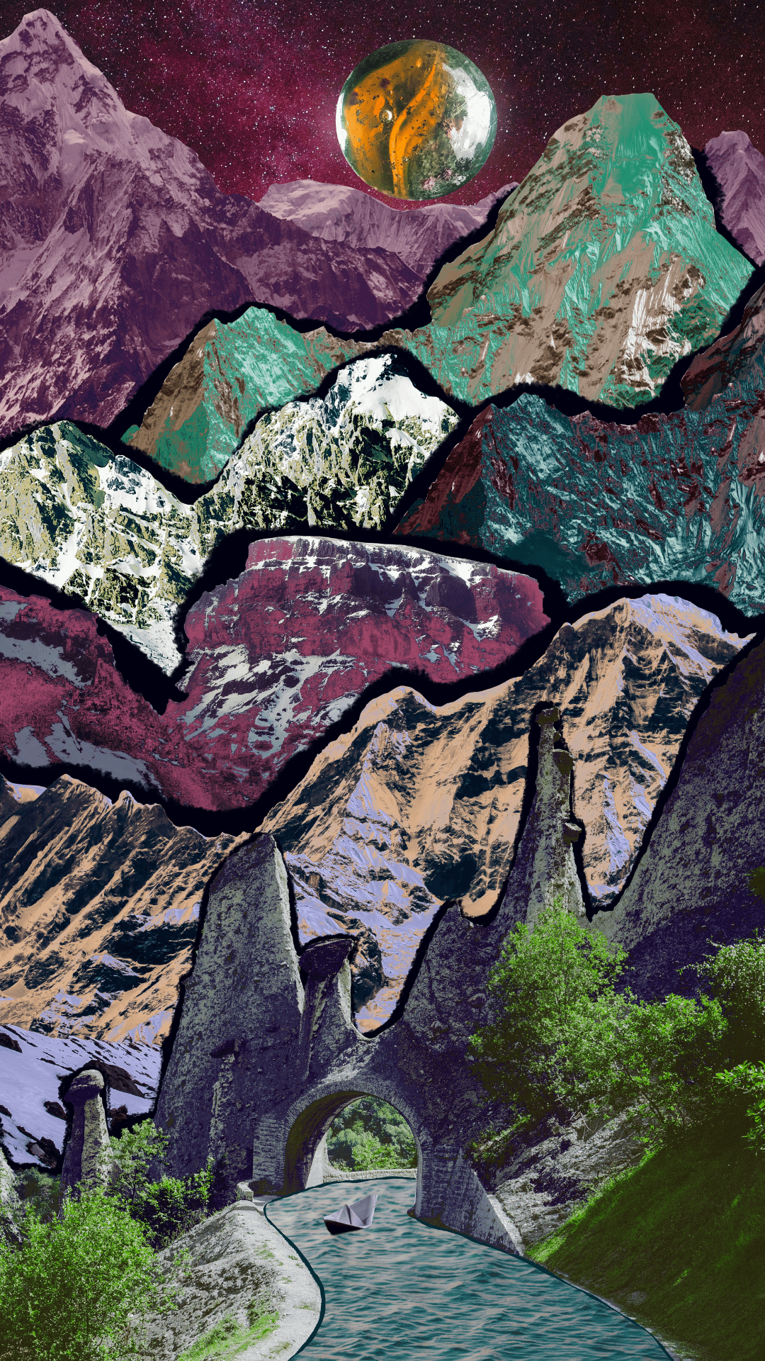 Marble Mountains Boat Cruise Wallpaper product image (1)