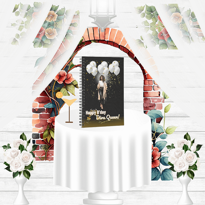 Diva Queen Birthday Notebook product image (1)