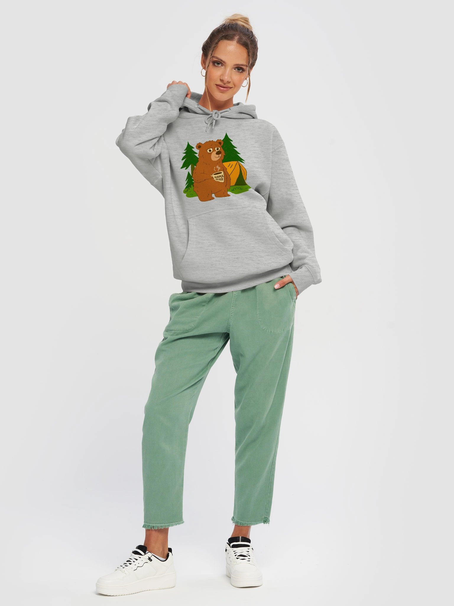 Tired Mama Bear Hoodie product image (3)