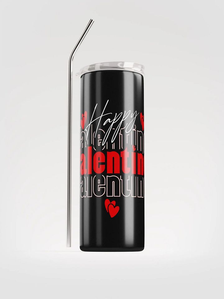 Happy Valentine's Stainless Steel Tumbler: Sip & Celebrate Love! product image (1)