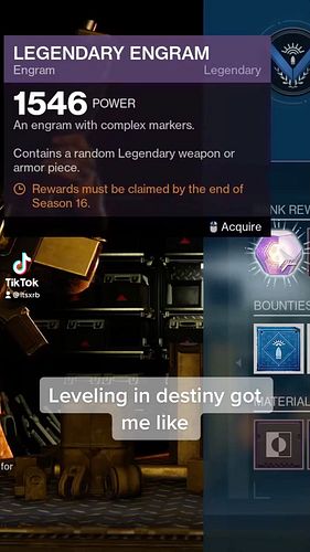 We all have out breaking points. For some, its have a -13 energy slot be ignored multiple drops in a row. 
#destiny2 
#destin...