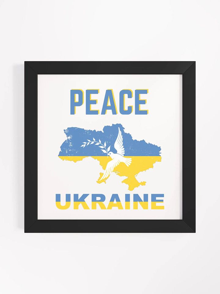 Ukrainian Peace Dove Framed Poster product image (2)