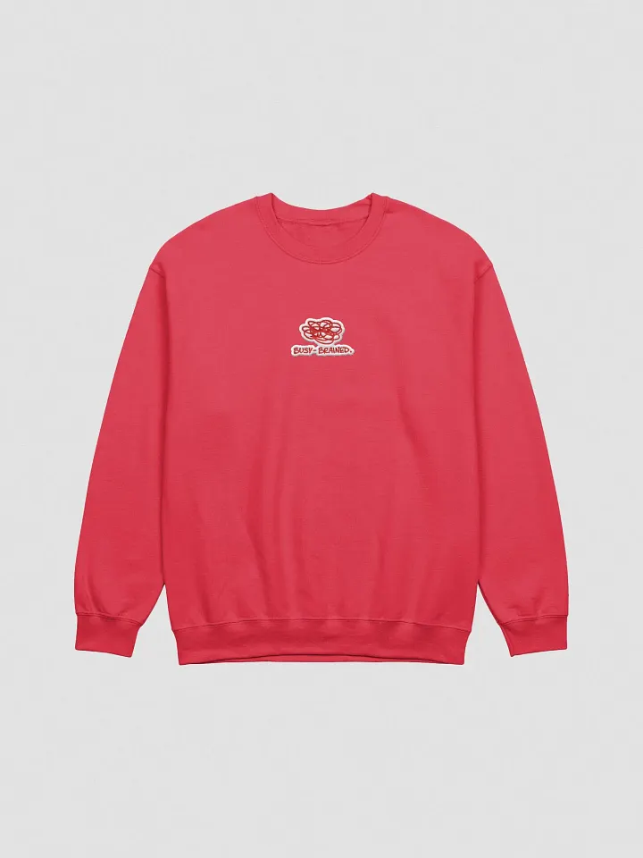 BUSY-BRAINED embroidered crewneck (red bubble design) product image (2)