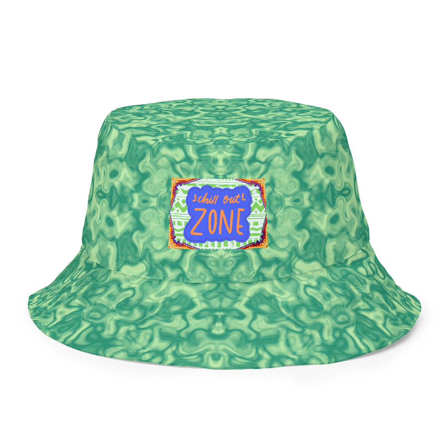 Liquid Blue Green Seas Reversible All-Over Print Bucket Hat product image (4)