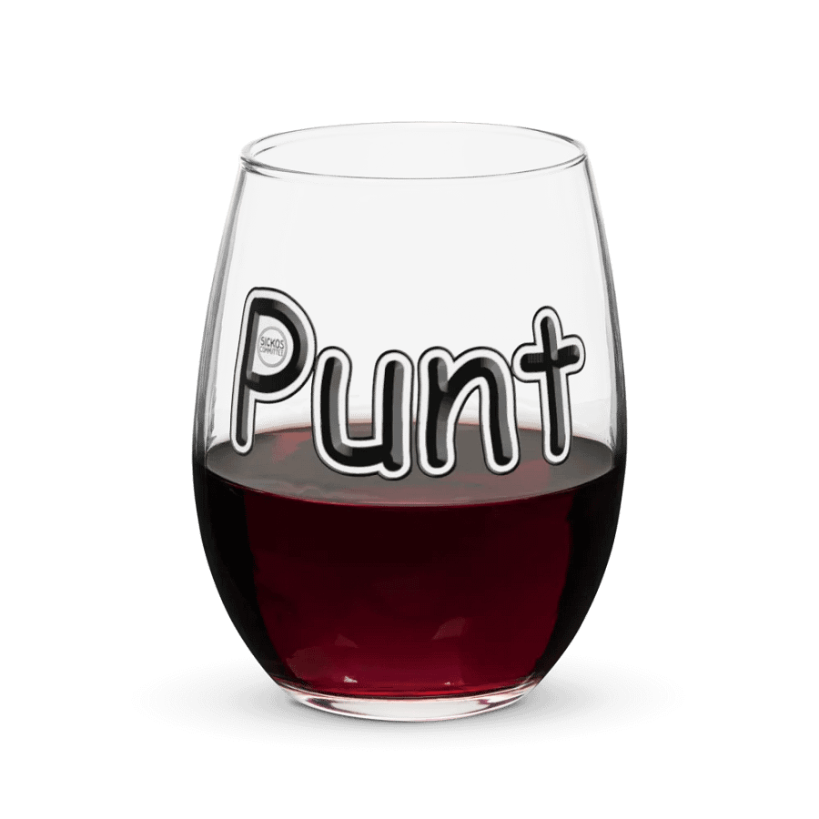 Sickos Committee Punt Stemless Wine Glass product image (5)