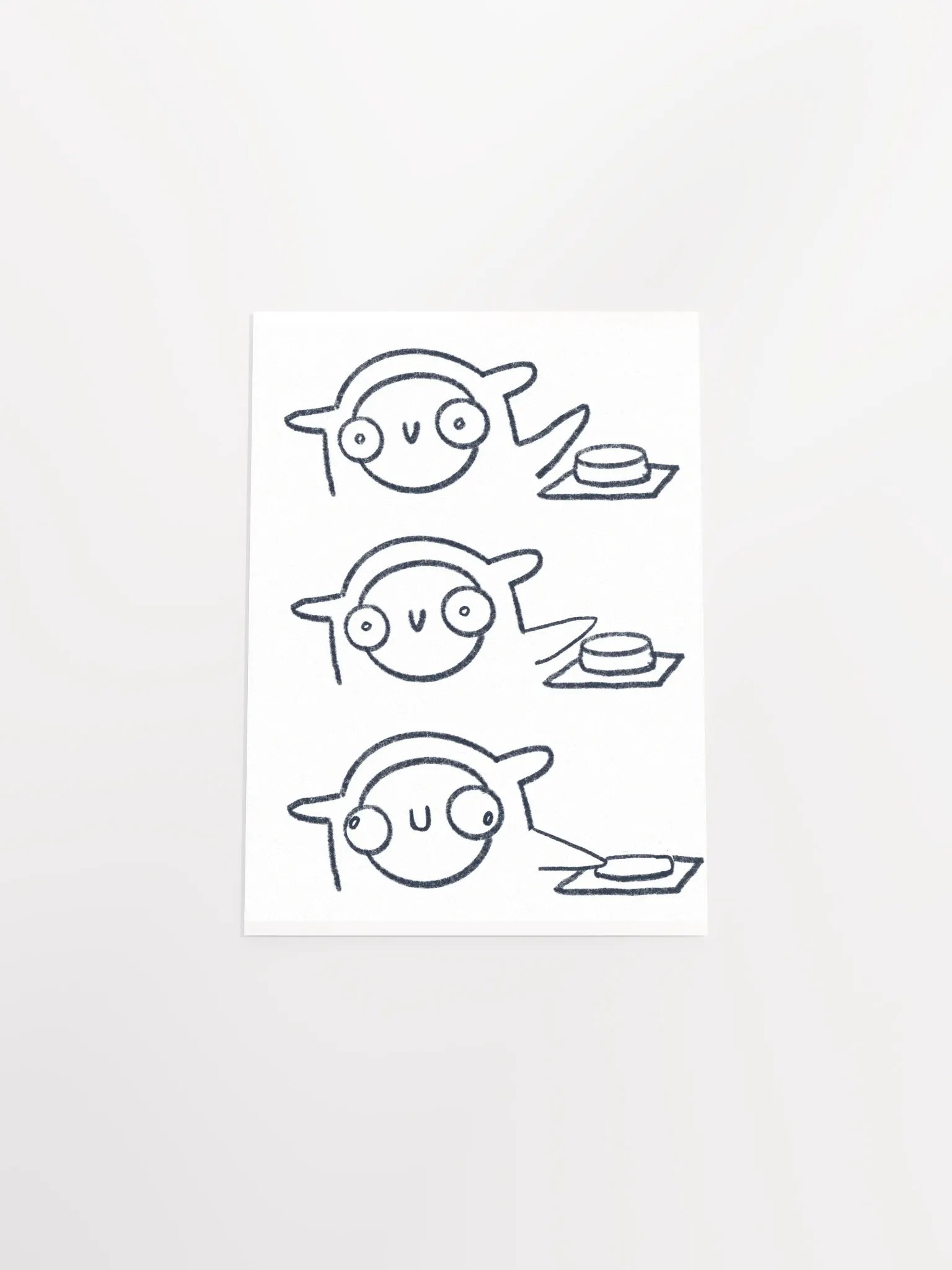 Three steps colourable poster product image (8)