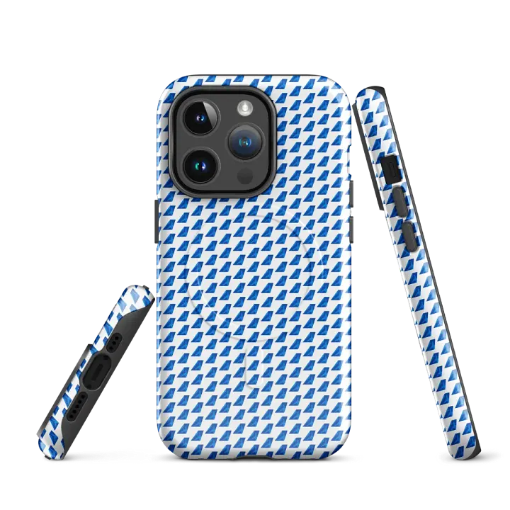 MagSafe® Ultra-Tough Case for iPhone® - Two-Tone Blue Tailfin Design product image (3)