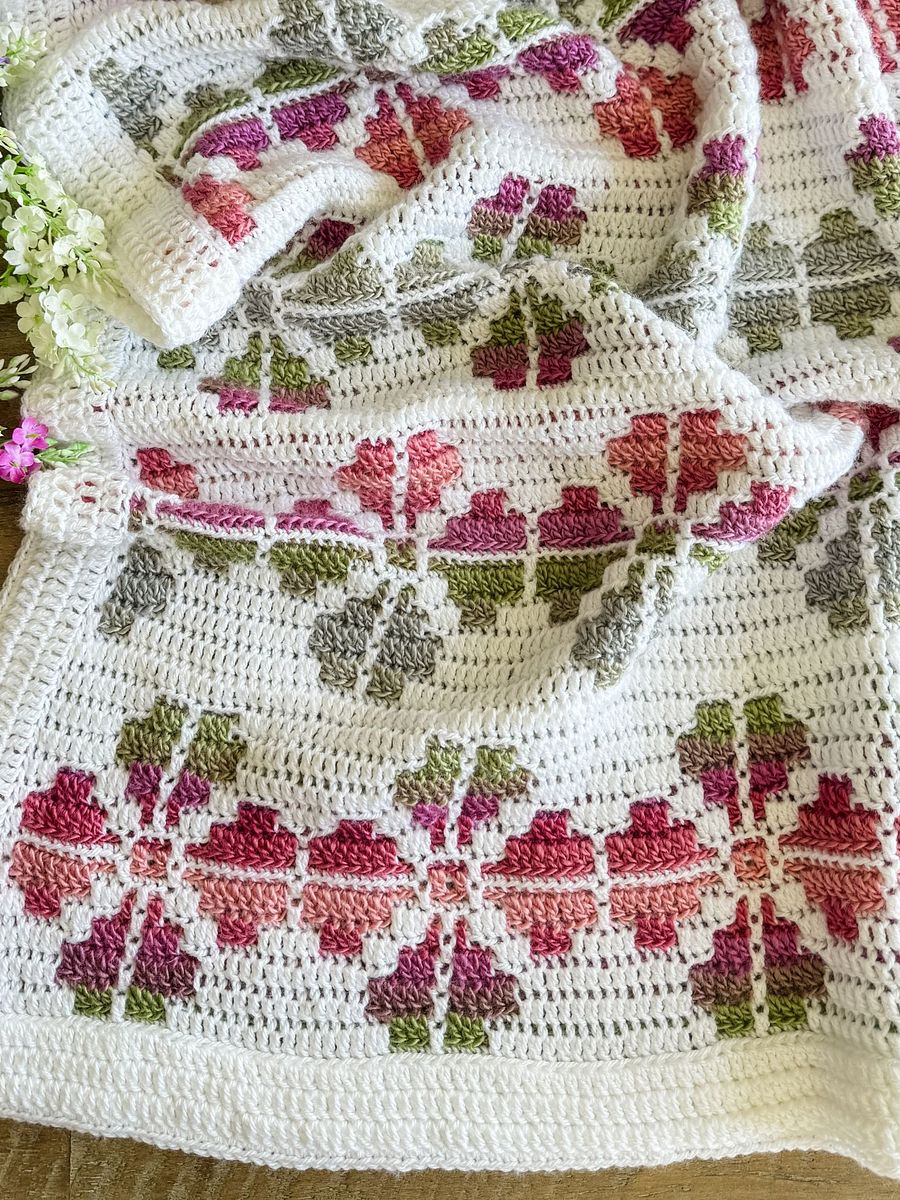 Cosmos Mosaic Blanket Crochet Pattern product image (6)