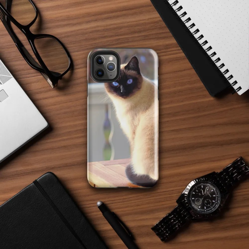 Cat on Front Porch Phone Case for Feline Enthusiasts product image (39)