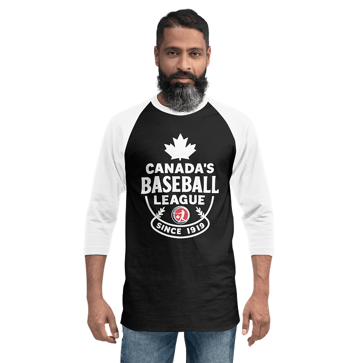 Canada's Baseball League 3/4 Tee - Circle Logo product image (2)
