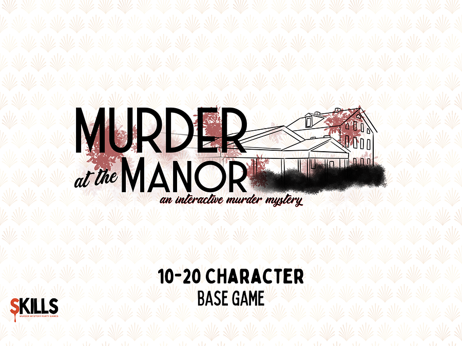 Murder at the Manor - A 1920s Speakeasy Murder Mystery - 10-20 Player Base Game product image (1)