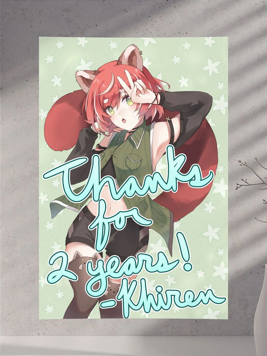 Khiren - 2 Year Anniversary Poster (Signed) product image (5)