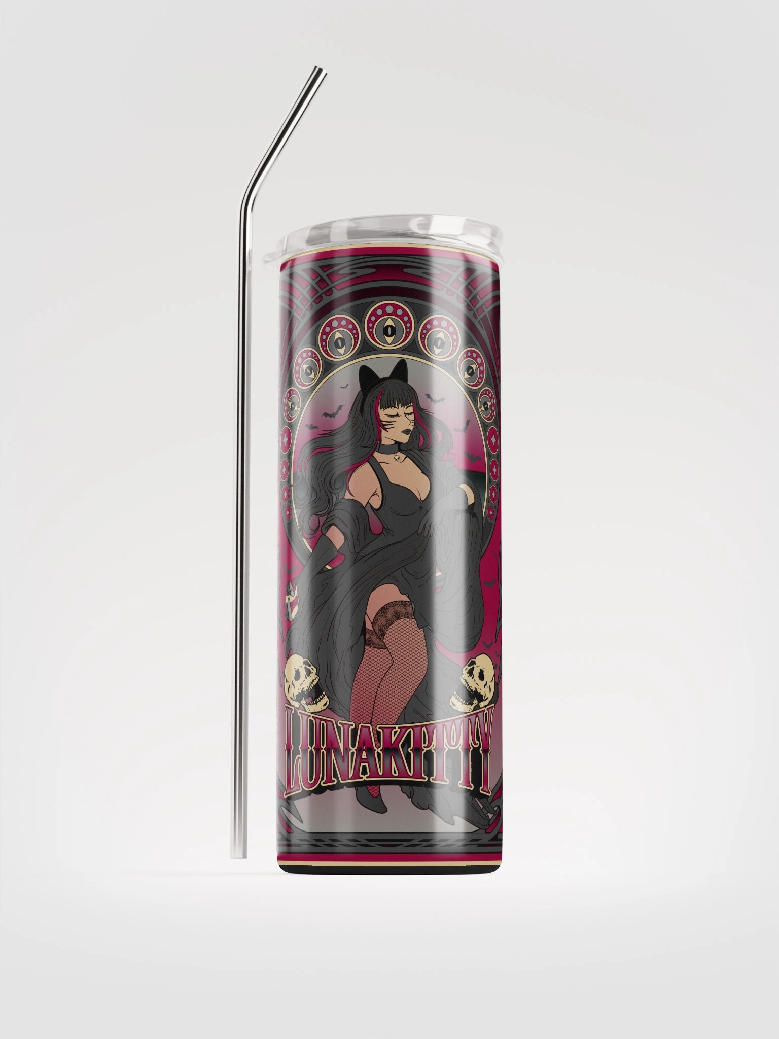 LunaKitty Tarot Card Tumbler product image (1)