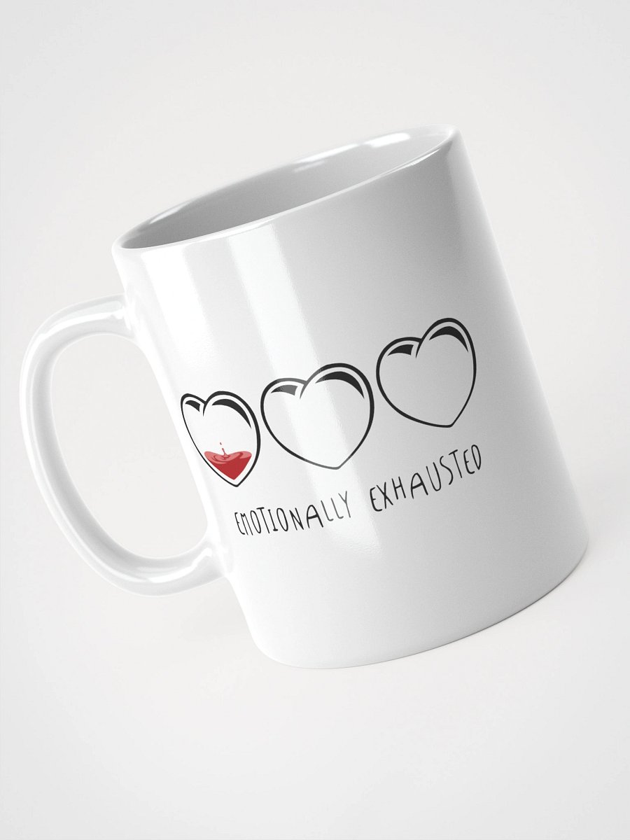 Emotionally Exhausted (Hearts) - Mug product image (1)