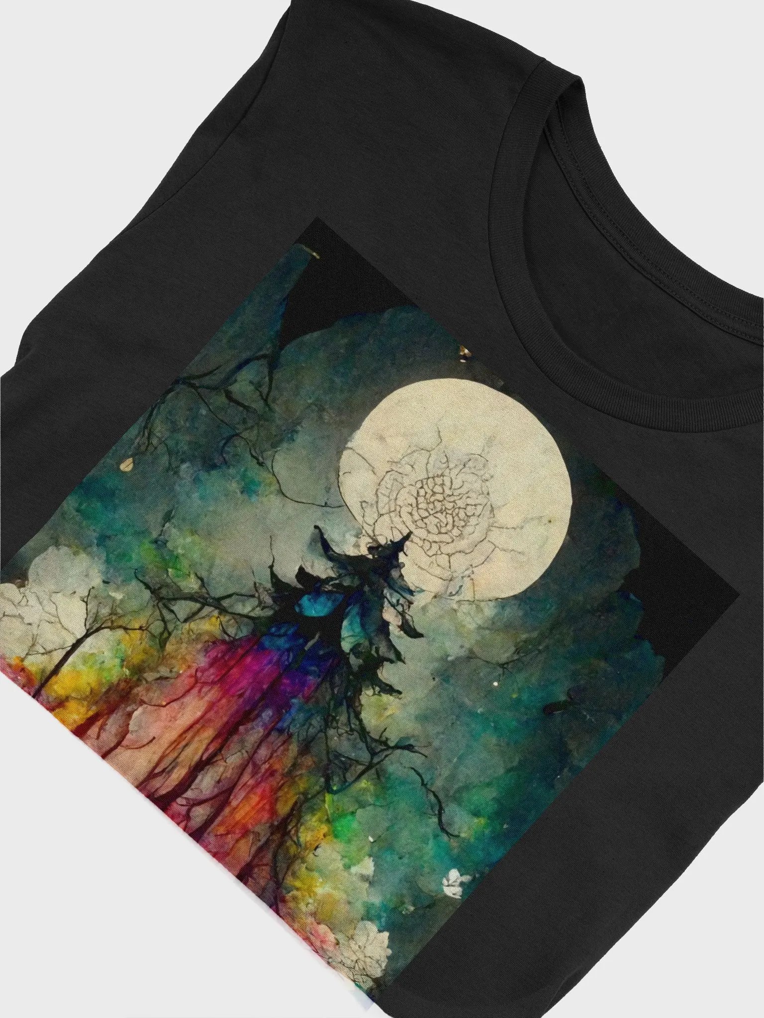 mystical moonlight in forest Iconic Comfort Tee product image (5)
