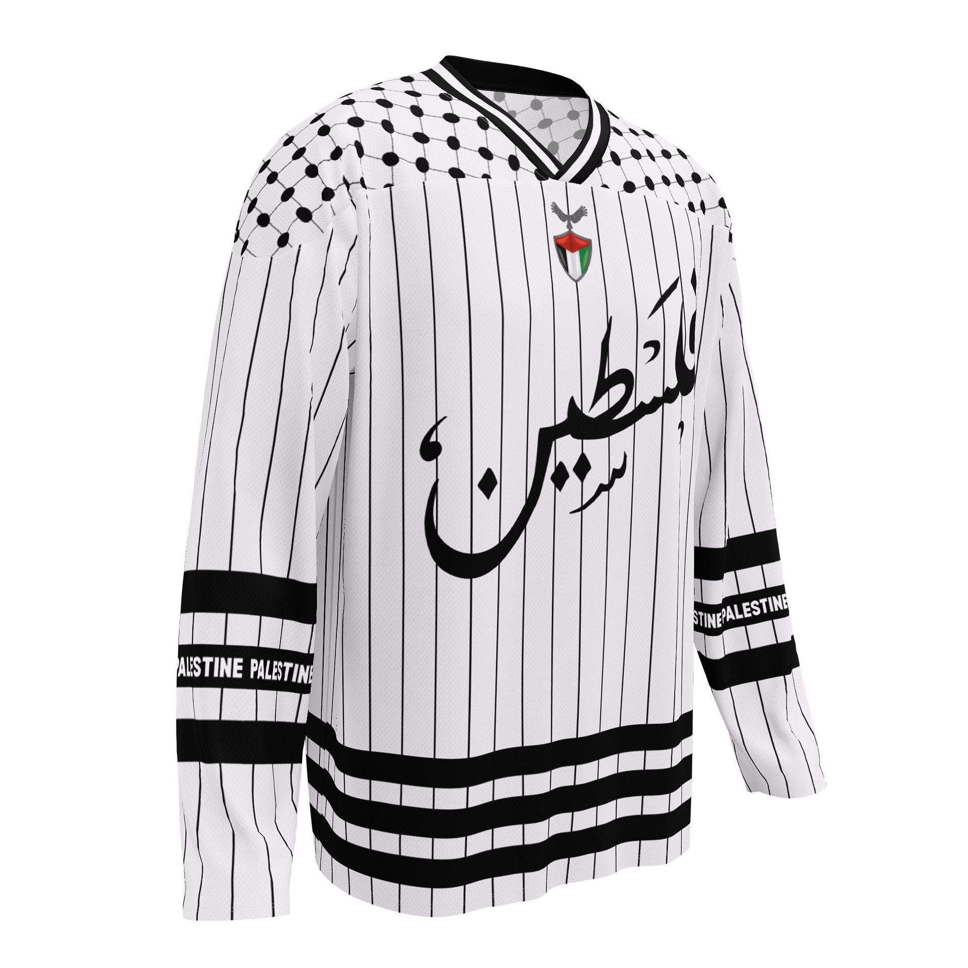 Break The Bars Long Sleeve Palestine Oversized Jersey product image (6)