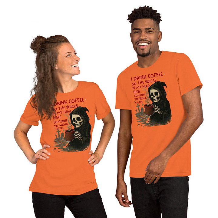 Sarcastic Reaper Coffee T-Shirt product image (2)