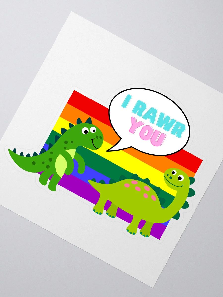 I Rawr You Sticker product image (2)