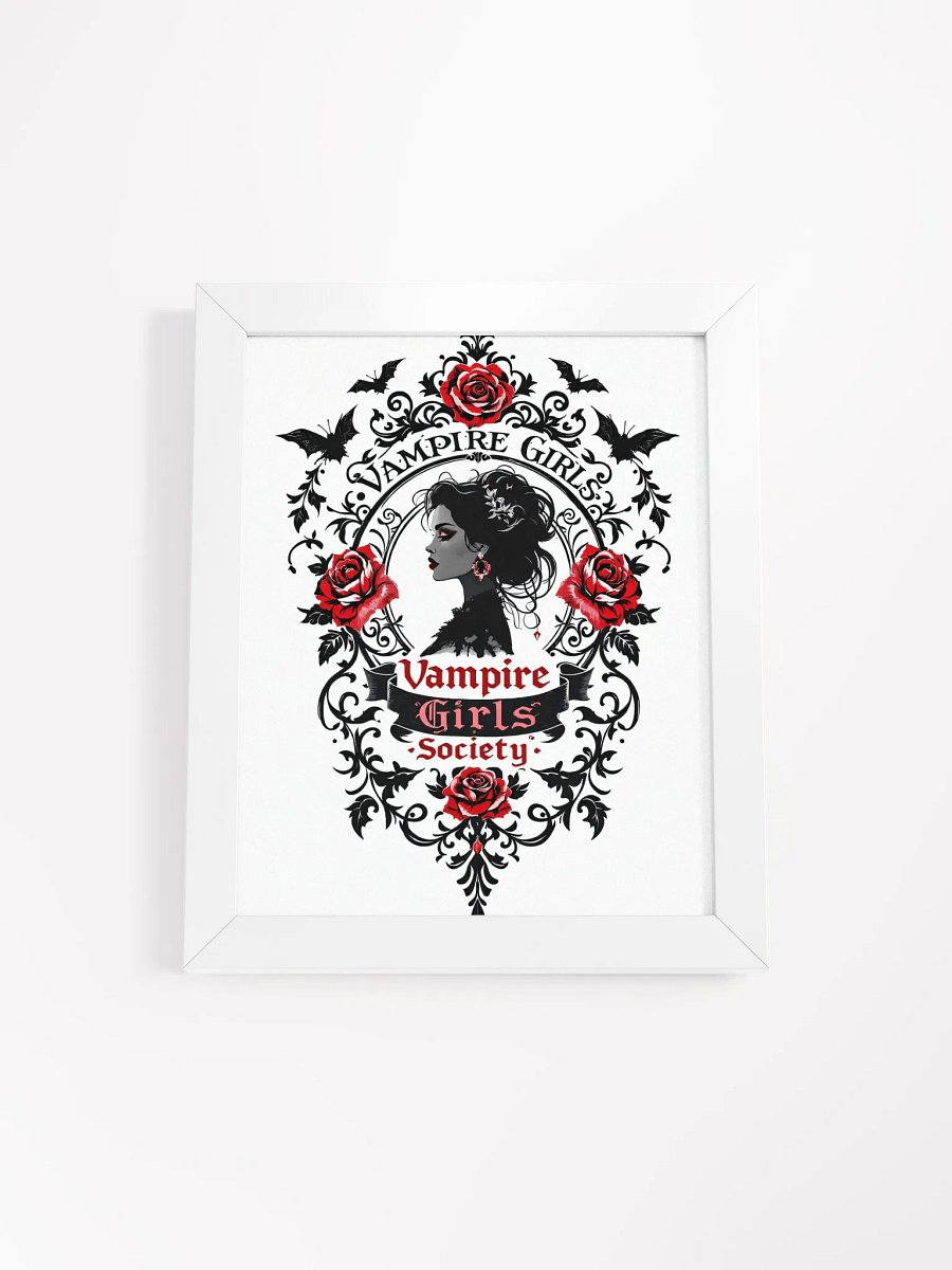 Vampire Girls Society Crest Framed Print product image (5)