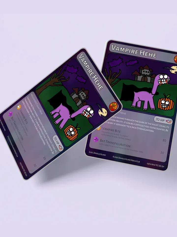 Vampire Hehe Digital Card [Hehe TCG Card #02] product image (1)