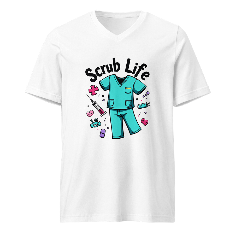 Chic Scrub Life V-Neck Tee product image (1)
