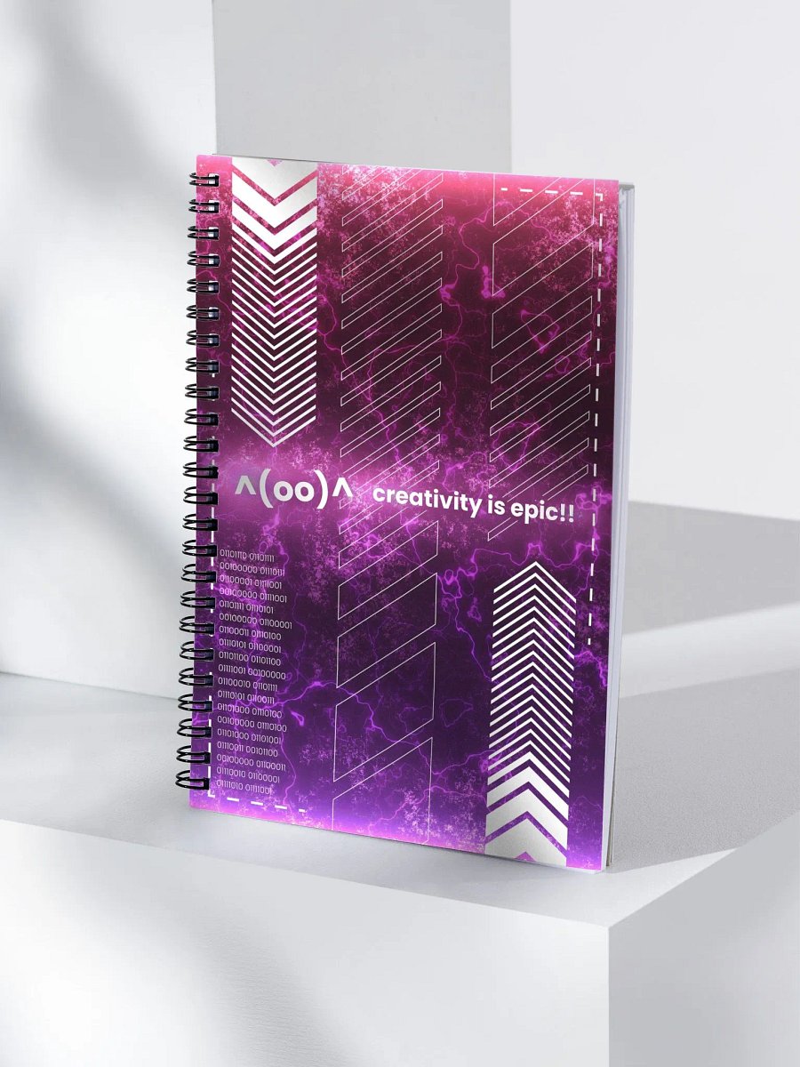 Inspirational Glowy Spiral Notebook product image (4)