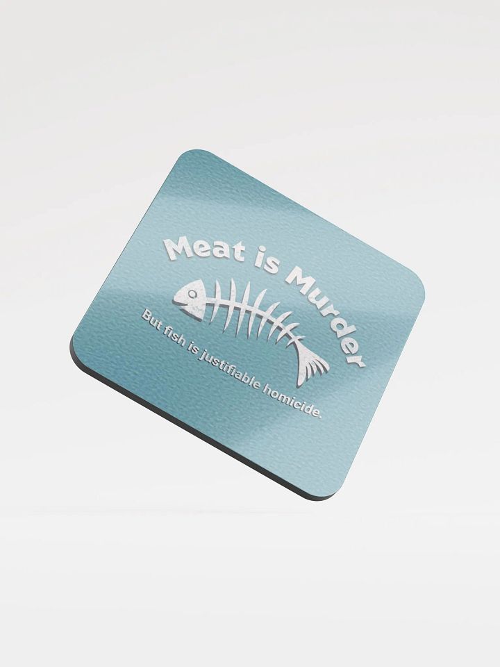 Meat is Murder Beverage Coaster product image (1)