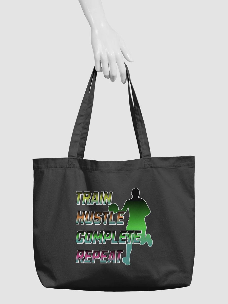 Train Hustle Complete Repeat Basketball Gradient Eco Tote product image (3)