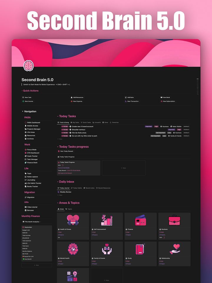 Second Brain 5.0 product image (1)