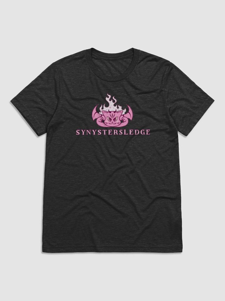 Devilish Cat Floof Tri-Blend Fabric T-Shirt product image (5)