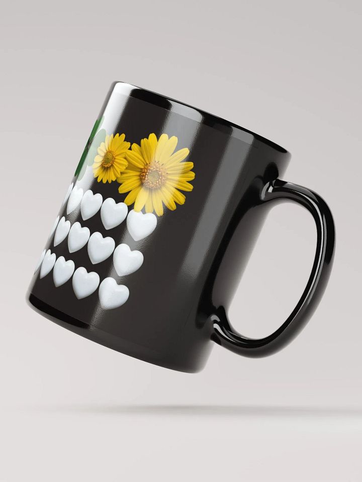 Lucky Hearts Black Mug product image (1)