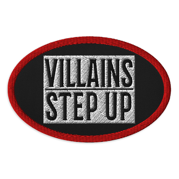 VILLAINS STEP UP 8th anniversary Patch product image (1)