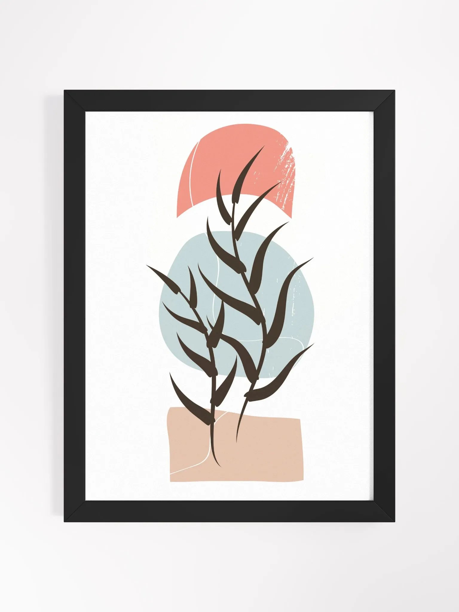 Abstract Botanical Geometric Art Print product image (2)