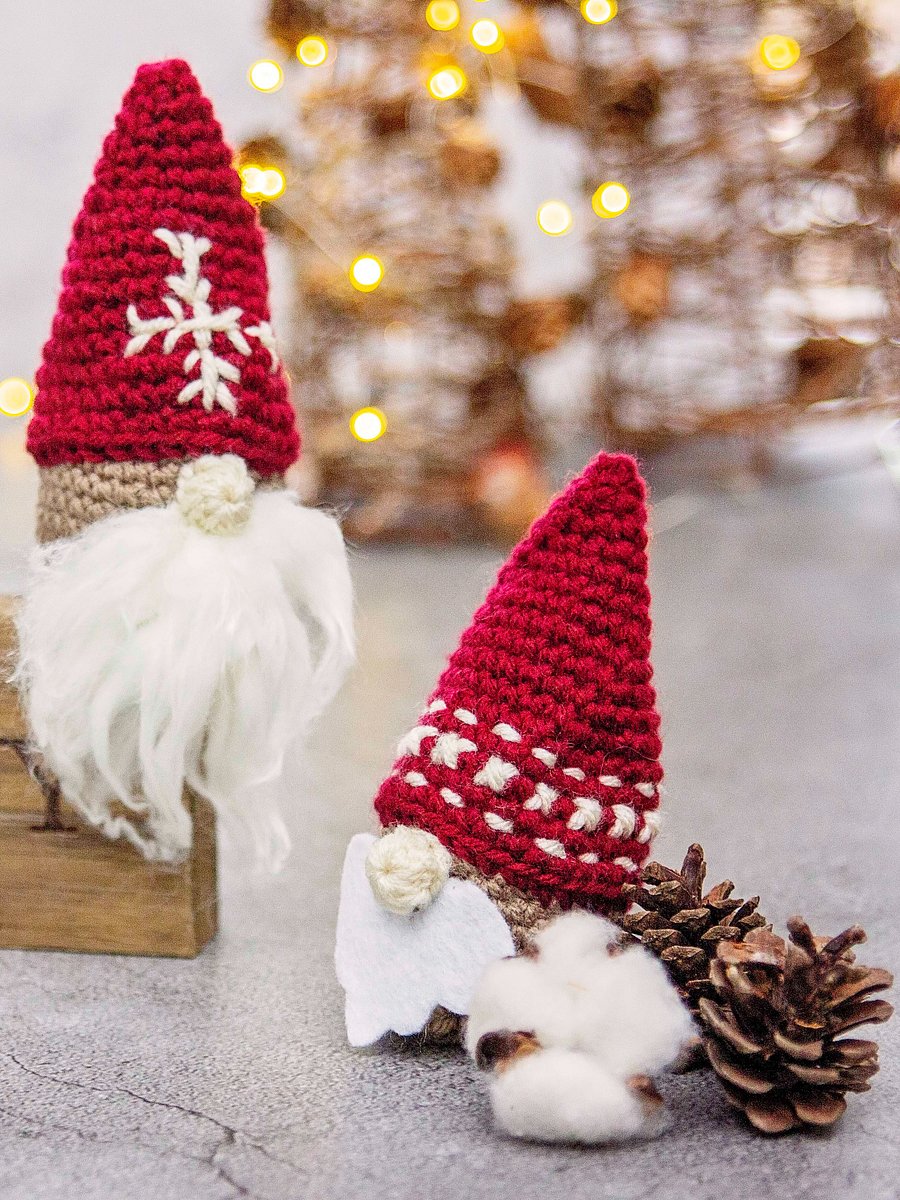 Crochet Gnome Christmas Gift Ornament product image (6)