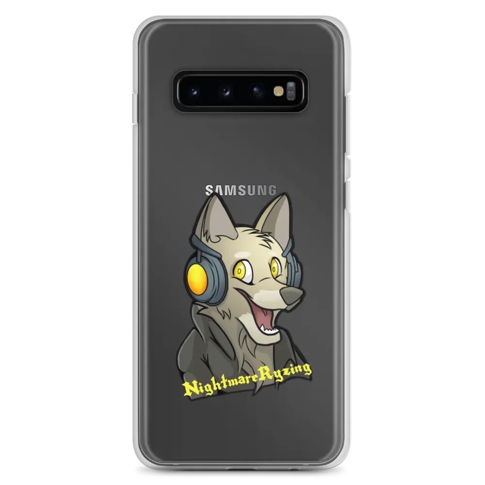 Nightmare Ryzing Anthro-Wolf Clear Samsung® Case product image (7)