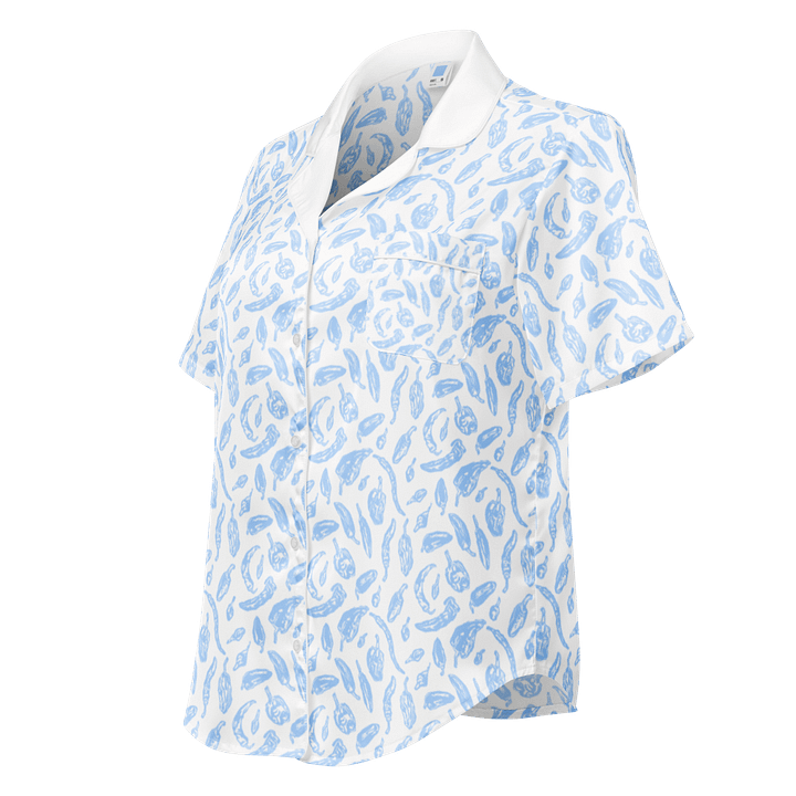 Pep Pyjama Top in Blue n' White product image (1)