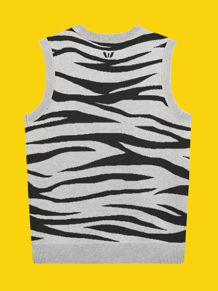 Knitted V-Neck Vest | WIL Style product image (2)