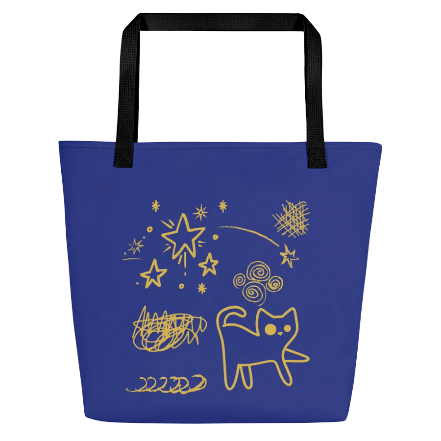 Midnight Doodle Tote Bag product image (2)