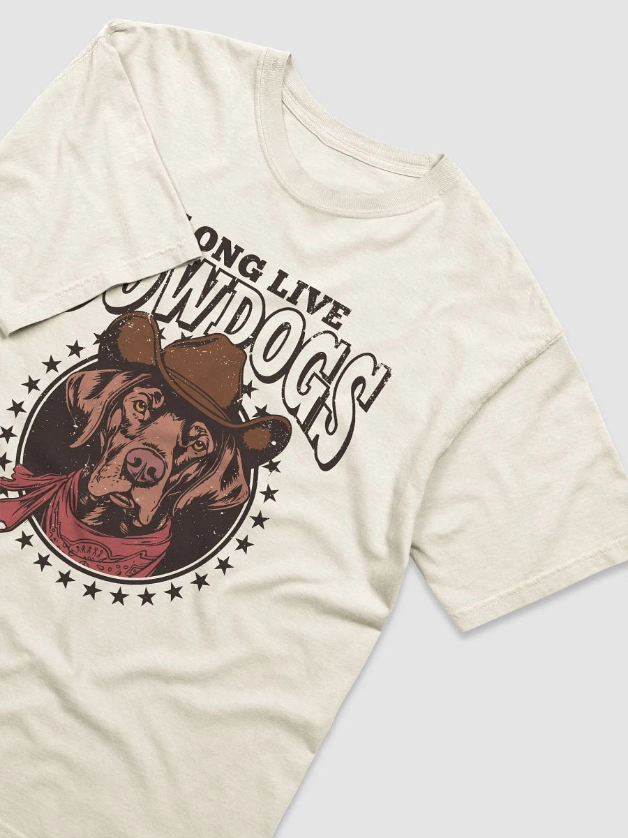 Vizsla Cowboy Dog Unisex T-Shirt | Vintage-Style Western Cowdog Wearing a Cowboy Hat and Bandana product image (16)