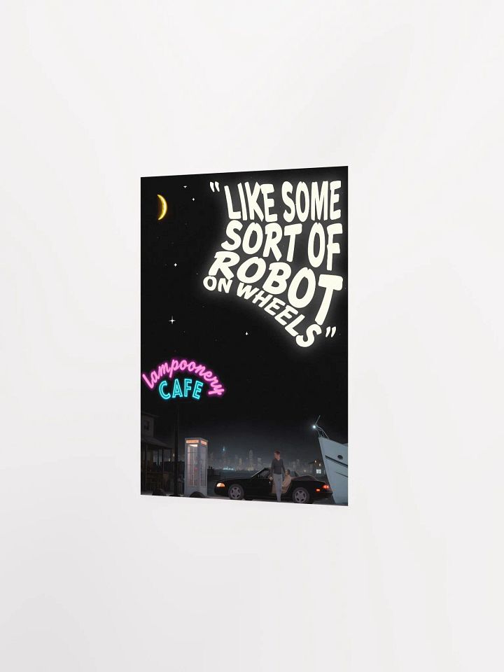 Miami Vice Robot on Wheels Poster! product image (7)