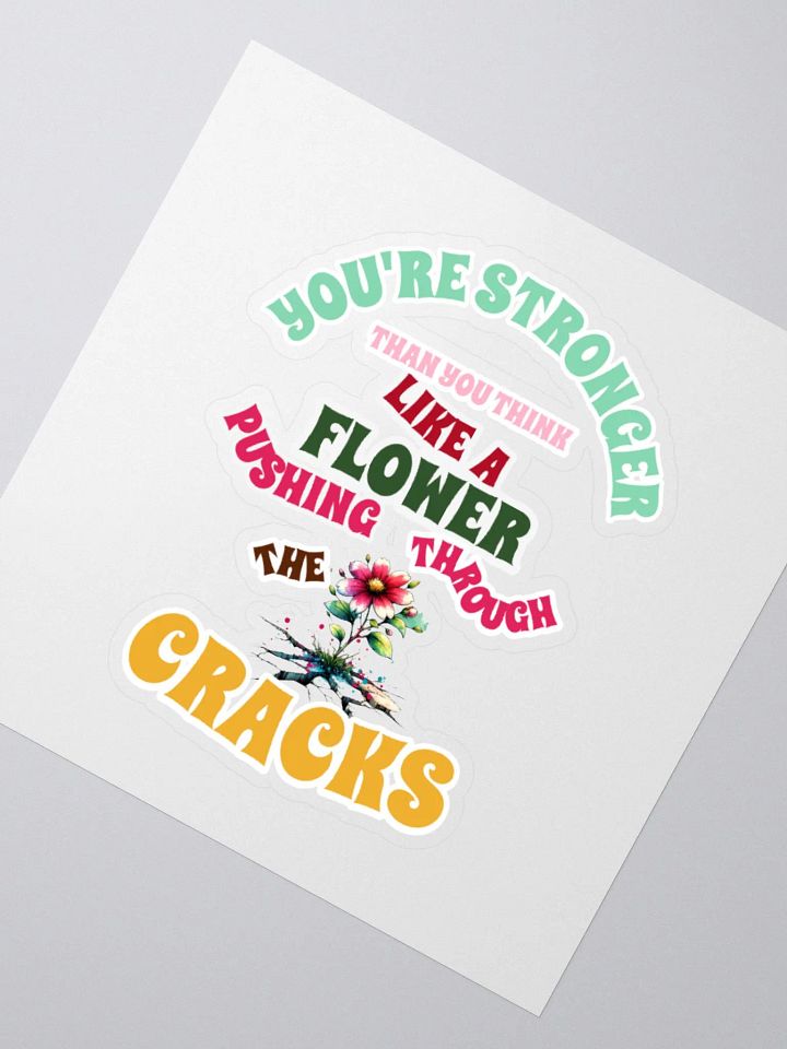 Flower Power Kiss Cut Stickers product image (2)