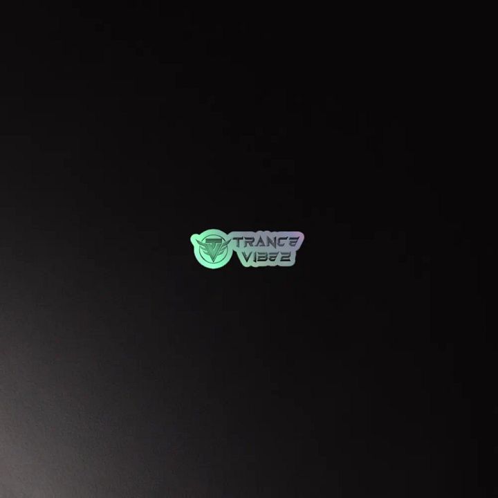 Trance Vibez Holographic Sticker product image (4)