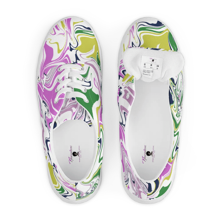 Marbled Dream Women's Lace-Up Canvas product image (7)
