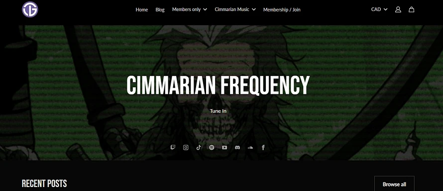 Cimmarian Website