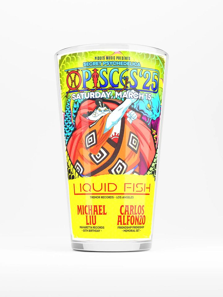 Pisces 2025 Shaker Pint Glass product image (1)